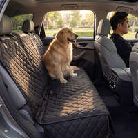 Housse de siège arrière pour chien, imperméable, style hamac, avec tissu résistant aux taches pour la rangée arrière