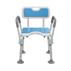 Chaise de douche réglable Fuyao en alliage d'aluminium, hauteur réglable, siège antidérapant pour personnes âgées et femmes enceintes - Product Image 5