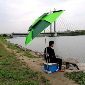 Grand <span class=keywords><strong>parapluie</strong></span> de pêche à la <span class=keywords><strong>carpe</strong></span> pliant à trois sections léger de 2.2m solide et durable - Product Image 3