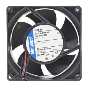 Ventilador axial industrial ebm-papst 3214JH 92x92x38mm 24V DC para fuente de alimentación de servidor - Product Image 1