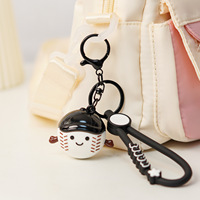 Porte-clés de baseball - Pendentif créatif et mignon pour sac, accessoire sur le thème du sport et cadeau original