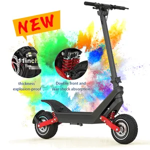 Pengiriman gratis EU UK Escooter mobilitas Off Road lipat skuter listrik 1000w * 2 Moto Electrica skuter dewasa flipper zero Hay