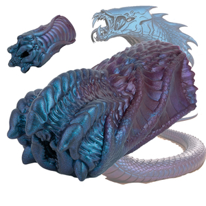 Coupe de masturbation masculine à canal unique Azulas Dragon, en silicone, pour l'entraînement du pénis, poche avec vagin serré, stimulateur animal en silicone, boutique - Product Image 1