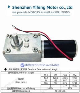 גבוה מומנט עצמי 5840-31z 80 ק "ג תולעת הילוכים מנועים 12v dc 24v טורבינה חשמלית מברשת עבור מכונה - Product Image 4