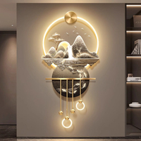 Peinture LED en acrylique à effet tridimensionnel avec gravure UV, décoration artistique murale en métal