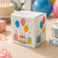 Sublimatie witte doos met venster, geschikt voor hittepers bedrukking voor 11 OZ sublimatie koffiemok cadeau, verjaardag, printbare hittetransferdoos