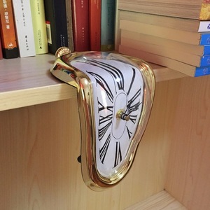 Creativo retro ordito e surrealista <span class=keywords><strong>Salvador</strong></span> Dali Style orologio da parete decorazione regalo giardino di casa - Product Image 5