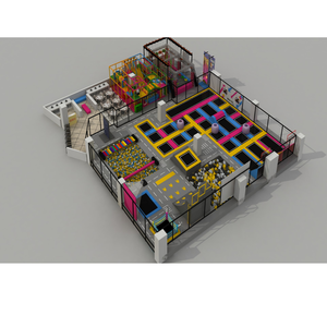 Công viên Trampoline trong nhà xây dựng và thiết kế nhượng quyền công viên khổng lồ Trampoline công viên Trampoline khổng lồ trong nhà với nhà hàng - Product Image 2