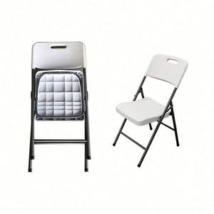 Silla plegable de plástico barata y moderna de nuevo diseño, silla plegable blanca al por mayor - Product Image 1