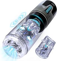 Masturbateur masculin à 7 vitesses avec aspiration et vibration, étanche IPX6, appareil d'entraînement