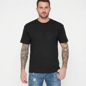 T-shirt Hip Hop Homme Oversize Personnalisé en Polyester-Coton Respirant avec Logo Imprimé – Tissu de Haute Qualité 300g - Product Image 1