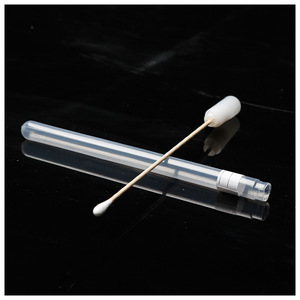 Hisopos desechables Uriki, 100 por paquete, uso médico, punta de algodón blanca, para hombres y mujeres - Product Image 5