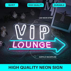 Letrero Luminoso LED <span class=keywords><strong>VIP</strong></span> de Neón, Decoración de Pared para Salón, Bar de Lujo, Club, Hotel, Sala de Eventos, Iluminación Decorativa Interior - Product Image 5