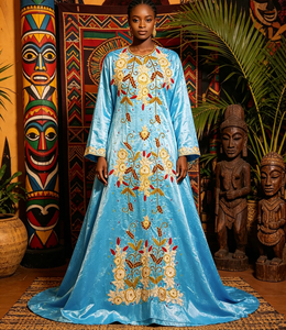Brocart de Guinée Bazin Riche Jacquard 100% Coton Shadda Parfumé, Qualité Dubaï, Perlé, 2026 - Product Image 2