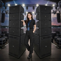 HA18SA Caisson de basses actif de 18 pouces 2400W Audio professionnel pour les spectacles sur scène