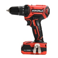 MINRUI 18V multi-fonction sans fil Combo Kit d'outils électriques sans balais batterie robuste 10mm Mini marteau perceuses électriques