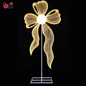 Nieuwe aanwinst: metalen bruiloftdecoratie loopbrug LED-lichtstandaard grote gouden wegwijzer podiumdecoratie bruiloftsfeest achtergrond - Product Image 6