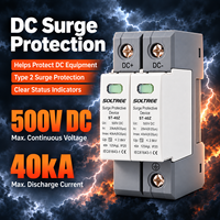 Dispositif de protection contre les surtensions CC pour systèmes photovoltaïques, type 2 SPD 20kA 40kA 500V 1000V 1500V, parafoudre pour système photovoltaïque