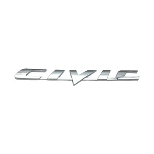 Honda Civic 75722-SNA-A01 Chrome Badge Emblem Rear Car Nameplate <b>Decorative</b> <b>Plate</b> 2006-2011 Model Fit - Product Image 4