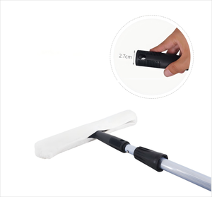 Raclette absorbante à double usage pour <span class=keywords><strong>vitres</strong></span> Outil ménager de nettoyage humide et sec, tête de nettoyage en microfibre pour le nettoyage des <span class=keywords><strong>vitres</strong></span> - Product Image 5