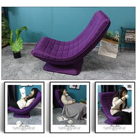 Nouvelle Chaise de Sol Pivotante Pliante en Tissu Moderne OEM ODM pour Projets Commerciaux et d'Appartements, Meubles de Salon Personnalisés en Gros