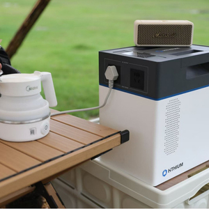 Batterie de stockage d'énergie solaire Hithium Power Station combinant un onduleur 1000W, une batterie au lithium 2000Wh et un contrôleur de charge solaire - Product Image 1