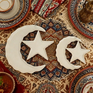 Decorazione Islamica con Luna Crescente e Stella Dorate - Ornamento per Ramadan ed Eid, Accessorio per Atmosfera Festiva Musulmana - Product Image 3