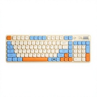 Clavier de jeu AULA S99PRO Nouveau 2000mAh 87 touches Disposition 80% Trois modes avec rétroéclairage RGB Silencieux pour bureau en plastique Logo personnalisé