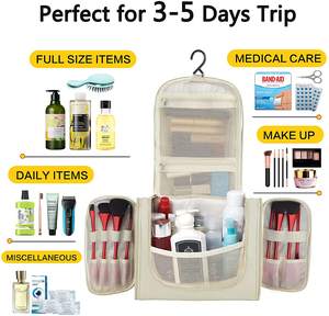 <strong>Hanging</strong> Travel <strong>Toiletry</strong> <strong>Bag</strong> Cosmetic Make up Organizer <strong>Bag</strong> for Women and <strong>Men</strong> - Product Image 3
