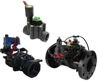 Vanne solénoïde renforcée en nylon 1,5 pouces à haut débit, vanne à diaphragme hydraulique pour l'aménagement paysager automatique et l'irrigation intelligente