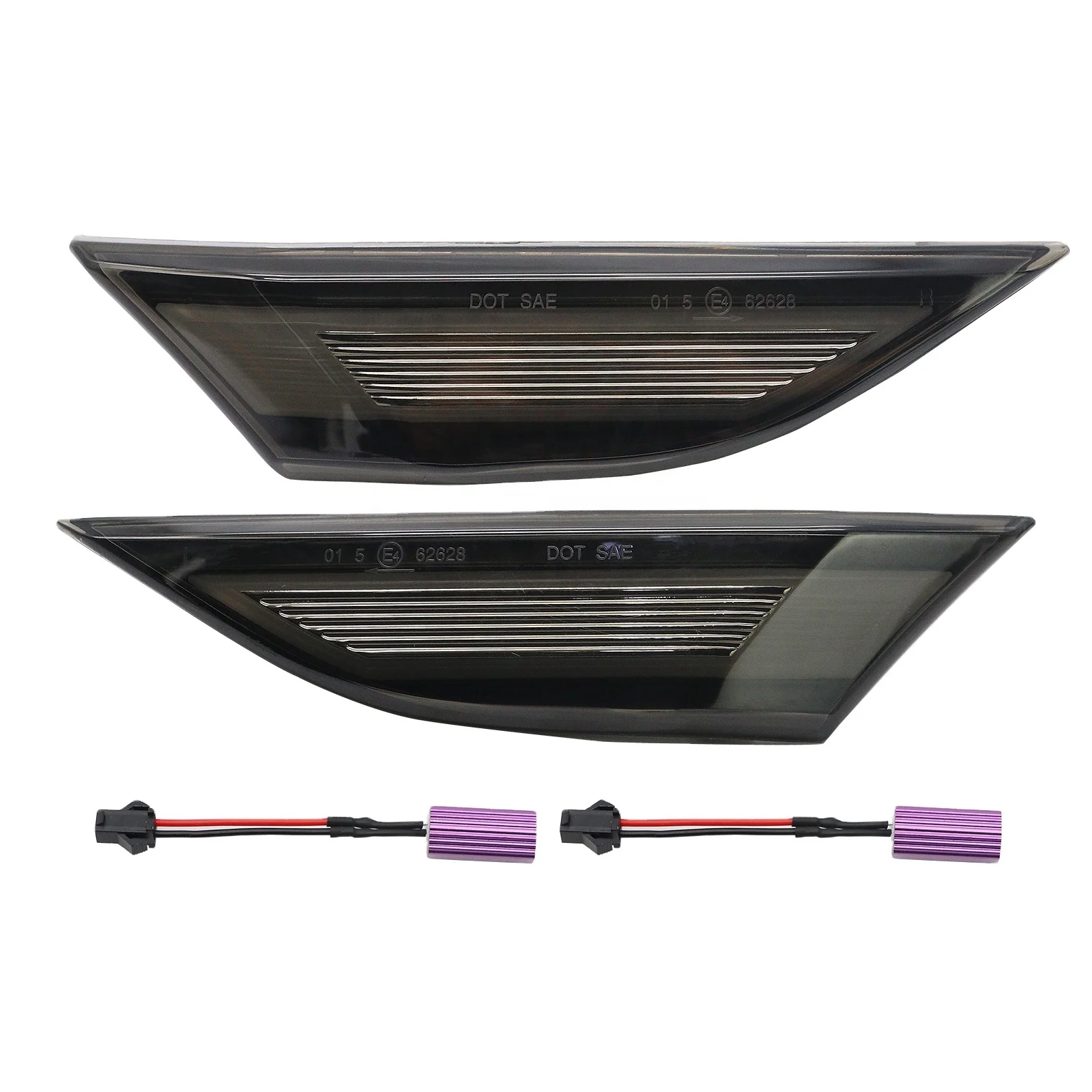 Vinstar Restyling дымчатые линзы 12В динамический Led Сигнал поворота Боковые габаритные огни для PORSCHE 991 Carrera S 4 4S GTS Targa Turbo GT3