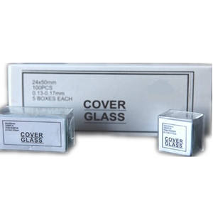 شرائح زجاجية للميكروسكوب البيولوجي عالية الشفافية للبحث في علم الأنسجة، مستلزمات مختبرية وطبية - Product Image 1