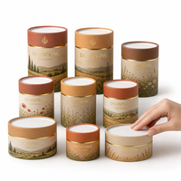 Tube en papier OEM ODM, tube rond en kraft, taille personnalisée, imprimé, qualité alimentaire, emballage pour cosmétiques, thé, café, sel, épices, cylindre, boîte