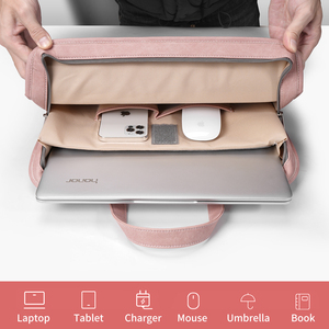 TAIKESEN 13.3 14 15.6 Housse de protection pour ordinateur portable <span class=keywords><strong>Macbook</strong></span> <span class=keywords><strong>Air</strong></span> M2 <span class=keywords><strong>M1</strong></span> M3 Pro, sac à bandoulière, <span class=keywords><strong>sacoche</strong></span>, mallette, étui pour ordinateur portable - Product Image 6