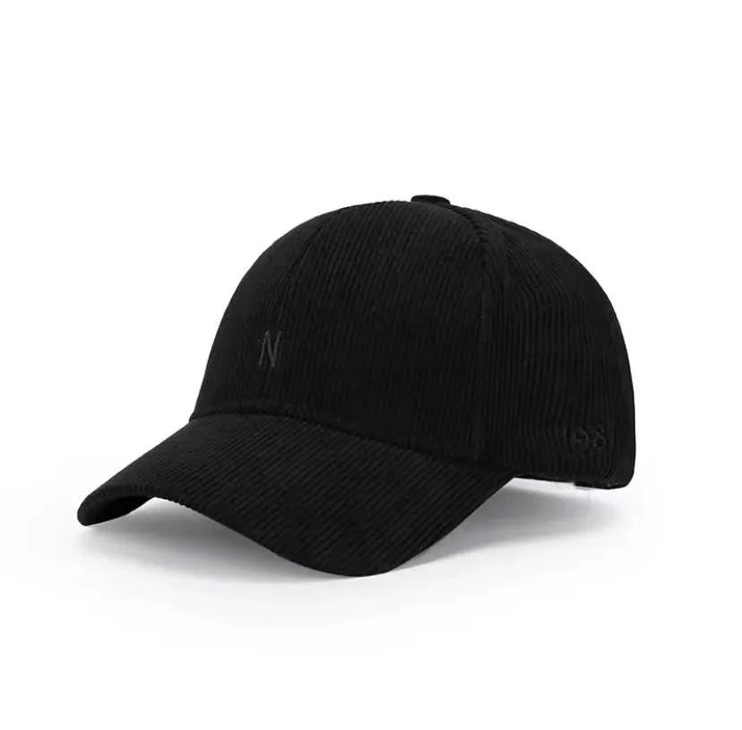 Özel nakış logosu yüksek kalite 6 Panel renk Unisex kadife beyzbol şapkası, kadife baba şapka