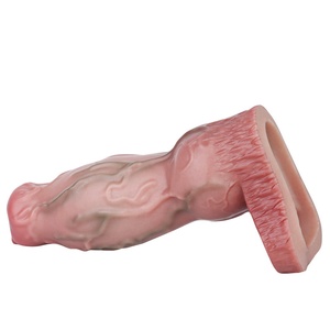 FAAK - Extensor de Pene de Silicona con Diseño Único, Dildo Hueco con Forma de Animal, Condón Reutilizable, Extensor de Pene para Agrandamiento del Pene, Juguetes Sexuales - Product Image 1