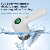 Nouvelle brosse de nettoyage électrique multifonctionnelle automatique pour la cuisine et la salle de bain, brosse à main sans fil pour casseroles