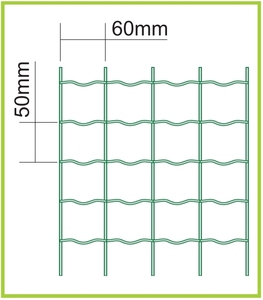 Panneau de clôture en acier Euro facile à installer avec des pinces en plastique ou en acier inoxydable pour un gain de temps - Product Image 1