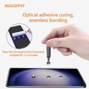 Película templada para teléfono UV de fácil instalación para Samsung <span class=keywords><strong>RedmiNote</strong></span> OPPO VIVO HD UV Liquid Full Glue Protector de pantalla de vidrio templado - Product Image 5