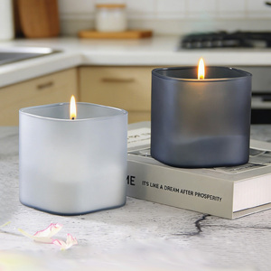 Colori personalizzati vaso <span class=keywords><strong>di</strong></span> candela <span class=keywords><strong>di</strong></span> <span class=keywords><strong>vetro</strong></span> quadrato rettangolo <span class=keywords><strong>bicchieri</strong></span> borosilicato resistente al calore vetreria <span class=keywords><strong>per</strong></span> la fabbricazione <span class=keywords><strong>di</strong></span> <span class=keywords><strong>candele</strong></span> profumate - Product Image 2