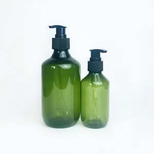 100/150/200/300/400/500ml PET Plastic Shampoo Shower Gel Lotion Pump Bottles for Shampoo and Conditioner Bottles Hair