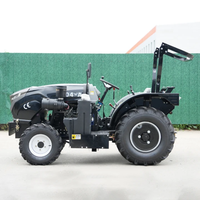 Tracteurs agricoles 4x4 multifonctionnels pour vergers et rizières, avec charrue, moteur diesel 50 CV, 80 CV, 90 CV