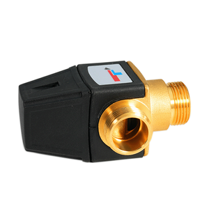 Válvula reguladora <span class=keywords><strong>de</strong></span> temperatura del agua <span class=keywords><strong>de</strong></span> <span class=keywords><strong>tres</strong></span> vías <span class=keywords><strong>de</strong></span> latón Bornic Válvula mezcladora termostática solar - Product Image 3