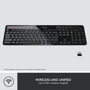 K750 Original 100% Wireless Solar <b>Keyboard</b> 2.4ghz with <b>Usb</b> Unifying Ultra-thin K750 K750 Wireless Solar <b>Keyboard</b> - Product Image 6