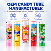 Tubes d'emballage alimentaire laminés pour bonbons, conteneurs souples en aluminium et plastique, tubes à confiture personnalisés imprimés UV 12,7-35 mm