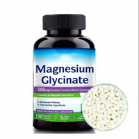 Ausreson Magnésium Glycinate Complexe 3-en-1 Comprimés Suppléments OEM 400mg 500mg Prix Sommeil Muscles Comprimés de Magnésium Glycinate