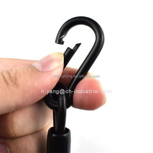 Câble en acier flexible <span class=keywords><strong>de</strong></span> 5/32 po, câble <span class=keywords><strong>de</strong></span> sécurité robuste, revêtement vinyle, 7x7, extrémités bouclées en acier inoxydable, corde métallique avec mousqueton - Product Image 3