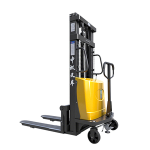Apilador <span class=keywords><strong>semi</strong></span> eléctrico CE ISO 1ton 1.5ton 2ton 1,6 M 2,5 m 3M 3,5 m 4m Pallet Lifter <span class=keywords><strong>Stacker</strong></span> <span class=keywords><strong>Straddle</strong></span> Legs Fork Lift para almacén - Product Image 1