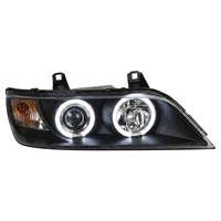 Accessoires pour phares de voiture BMW Z3 96-02, phares modifiés à LED avec double anneau lumineux, lentille haute luminosité, ensemble de phares au xénon