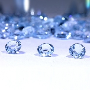 Rongshi Gems 11 meses Piedra DE NACIMIENTO Piedras semipreciosas Corte de diamante redondo 1,0mm-3,0mm Topacio de cielo azul natural calentado en calidad 5A - Product Image 3